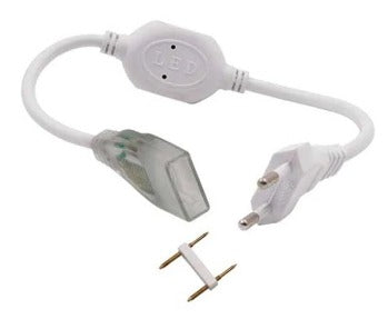 Strip light connector for single color power plug 25m single line AC 110V NSW21407 (HV Strips Accessories)
