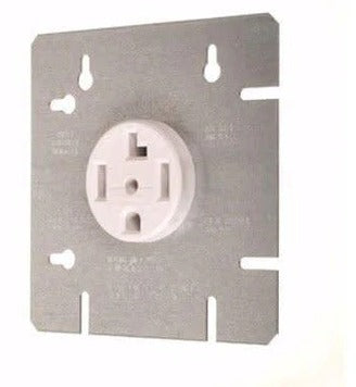Dryer Outlet 30A-120/240V - White VISTA( 45125 ) (VISTA ACCESSORIES)