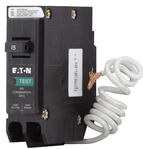 Eaton BRN115AFC, Combo ARC Fault CSA, 1P, 15A, PLUG, NEUTRAL (Eaton)