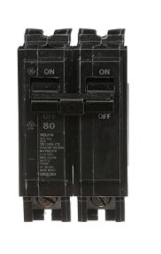 General Electric THQL2180, 2P, 80A, 120V, Plug-IN, CB (General Electric)