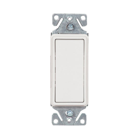 Switch Décor Single pole, 15A, 120/277V- White (7501W-C)