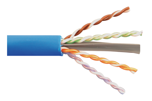 Cat6 4Pr 23SOL FT6 Blue (per meter) (Wire)