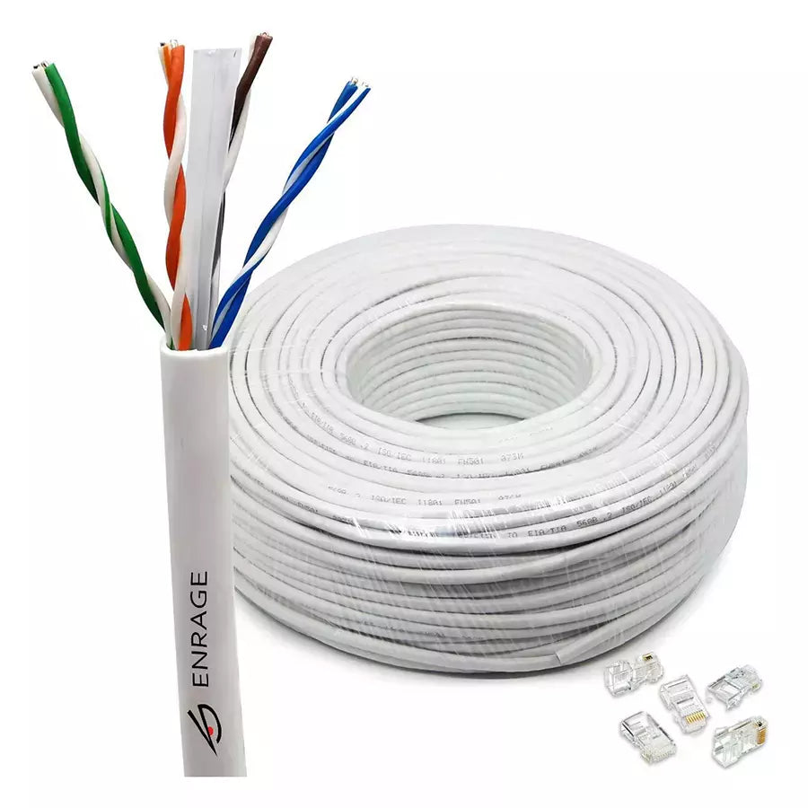 Cat 6 White FT4 Fire Rated 305M (Wire)