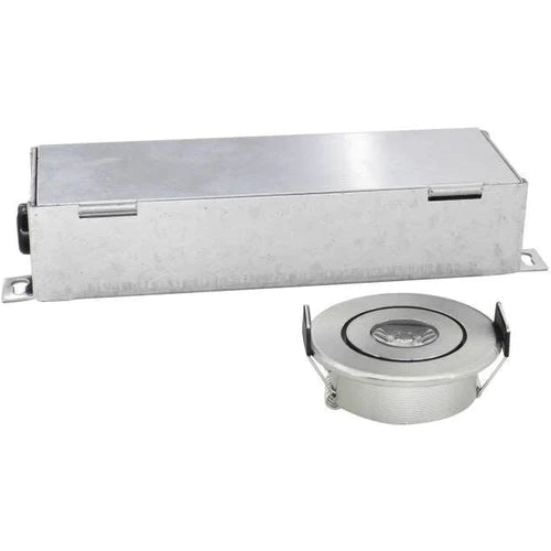 Slim Puck Light 3000k 100lmn 1.5W Chrome 2 3/4 inch dia (2 1/4 in cutout) (Puck Light)