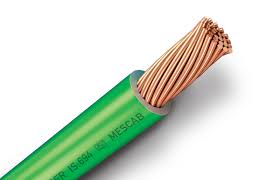 RW90 #6 Copper Stranded Green per feet (Wire)