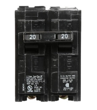 Siemens Q220, 20A, 2P, CB (Siemens)